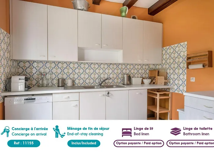 펜션 Belle Maison Chaleureuse Pour 14 Personnes Mesquer